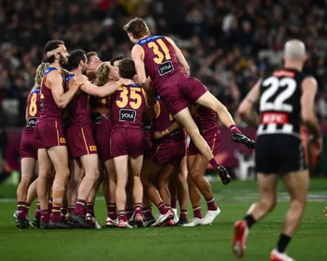 The Lions Demolish The Magpies to Claim Championship Clash Against Geelong